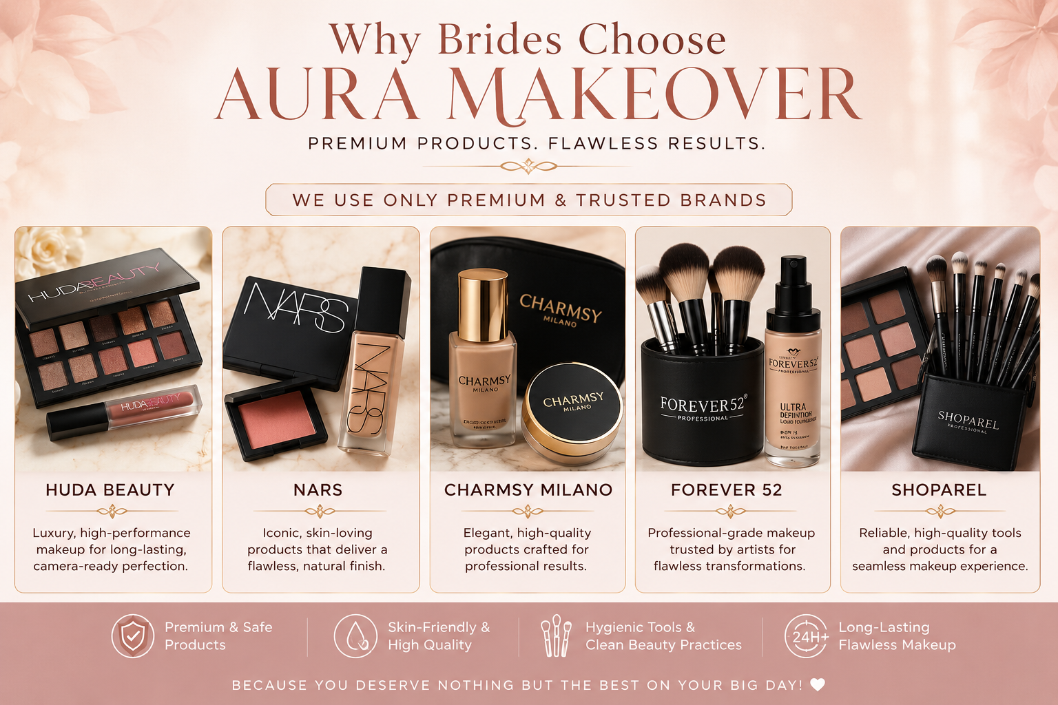Premium Bridal Makeup Products