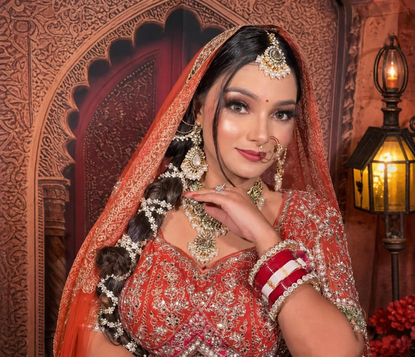 Bridal makeup artist in Faridabad - HD bridal look